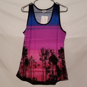 Lularoe sunset pattern tank top